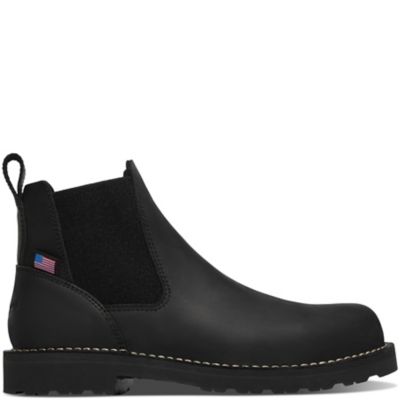 Image showing  Men's Bull Run Round Toe Chelsea Boots, 6 in., Black