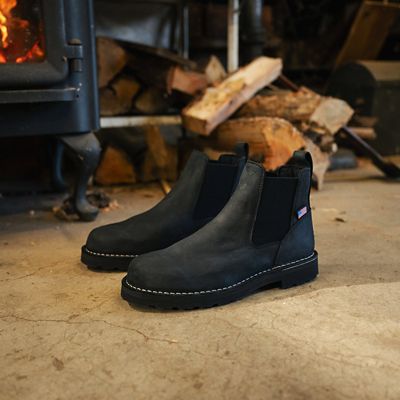 Image showing 5 th Danner Men's Bull Run Chelsea 6 in. Black Work Boots