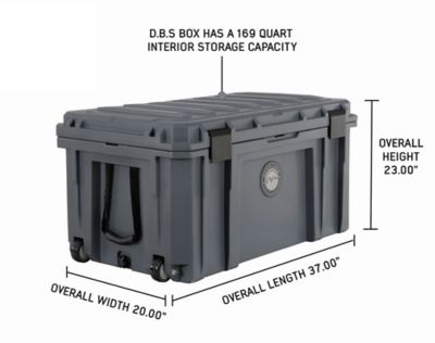 Overland Vehicle Systems 169 qt. Wheeled Dry Cargo Box, 40100031