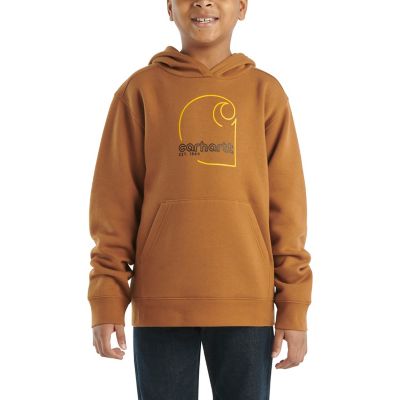 Carhartt Boys' Long-Sleeve Graphic Sweatshirt, CA6586-D15