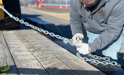 Image showing  3/8 in. x 83 in. Chain with J-Hook