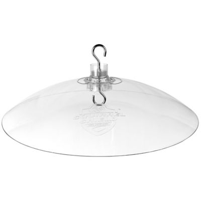 Squirrel Shield Plastic Dual Mount Baffle Clear, 16 in.