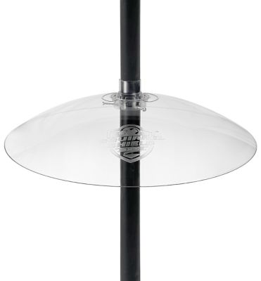 Image showing 5 th Squirrel Shield Plastic Dual Mount Baffle Clear, 16 in.
