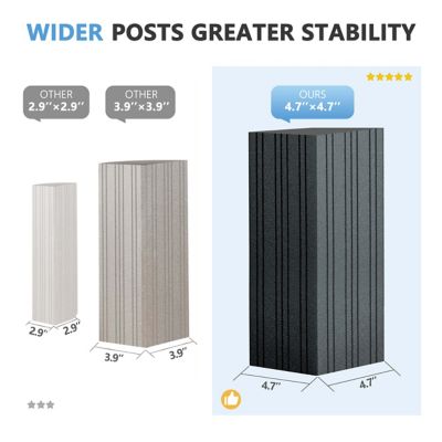 Image showing 5 th Veikous 10 x 12ft. Aluminum Hardtop Gazebo with Galvanized Double Roof and Netting