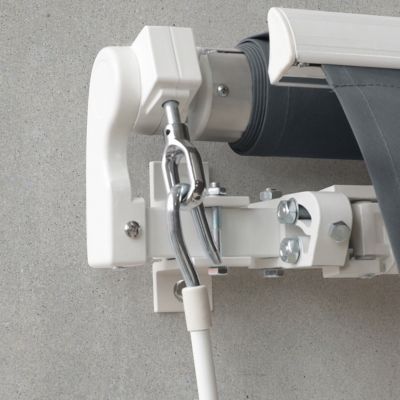 Image showing 8 th Veikous 12 x 10ft. Gray Manual Patio Retractable Awnings