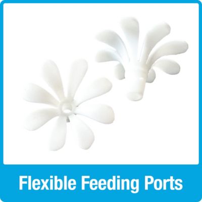 Image showing 7 th Nature's Way Scarlet Swirl Glass Hummingbird Feeder, 20 oz.