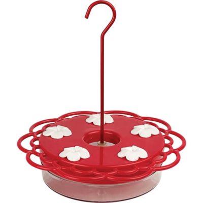 Nature's Way 2-N-1 Plastic Dish Hummingbird Feeder, 13 oz.