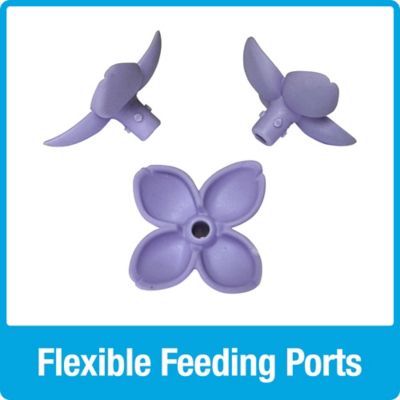 Image showing 8 th Nature's Way Lilac Dreams Antique Glass Hummingbird Feeder, 29 oz.