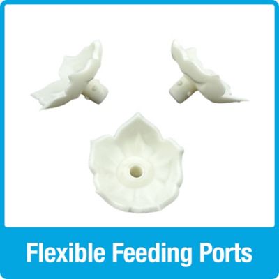 Image showing  Ruby Visions Antique Glass Hummingbird Feeder, 25 oz.