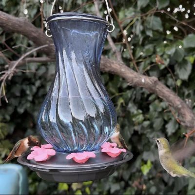 Image showing 5 th Nature's Way Perfect Pitcher Antique Glass Hummingbird Feeder, 32 oz.