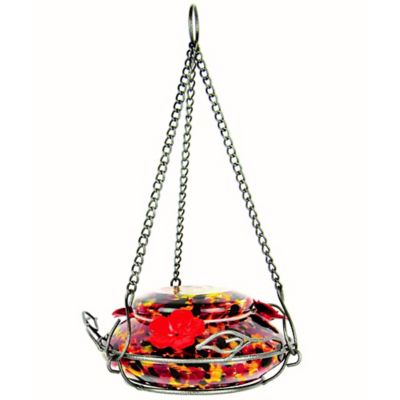 Nature's Way Molten Top Fill Hummingbird Glass Feeder, 16 oz.