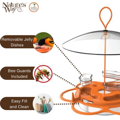 Image showing  Oriole All in One Buffet Plastic Feeder, 12 oz.