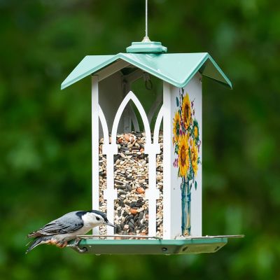 Image showing  Country Cottage Gazebo Metal Feeder, 1.56 qt