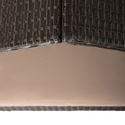 Image showing 5 th Huntley Pet Rattan Wicker Indoor Outdoor Cabana Raised Pet Bed