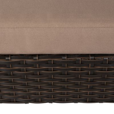 Image showing 9 th Huntley Pet Rattan Wicker Indoor Outdoor Cabana Raised Pet Bed