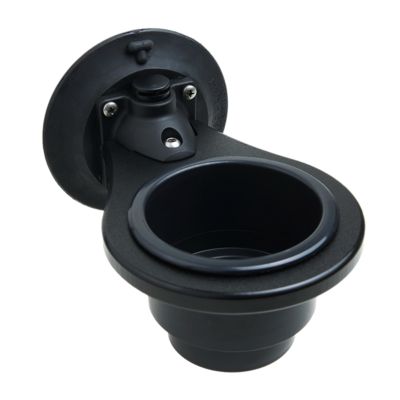 SeaSucker 1- Cup Holder, Vertical Surface Mount, Black