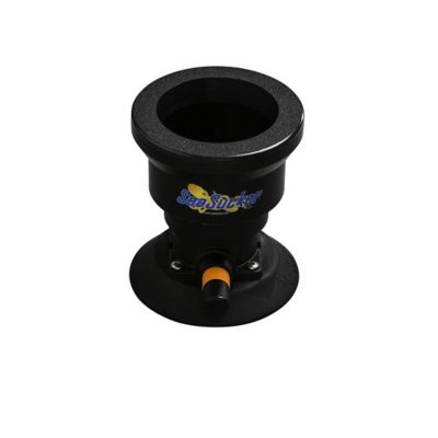 Image showing  1-Cup Holder, Horizontal Surface Mount, Black