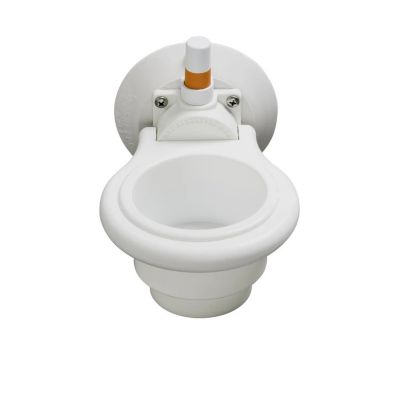 SeaSucker 1-Cup Holder - Vertical Surface Mount in White, MC5314W