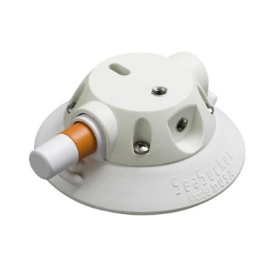 SeaSucker 4.5 in. Seasucker Low Profile Vacuum Mount, White, VM1007W