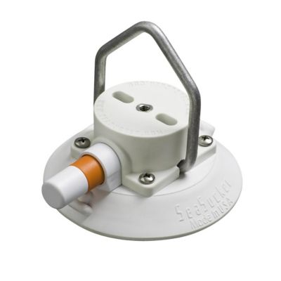 SeaSucker 4.5 in. Seasucker with Pointed D-Ring, White, VM1015W