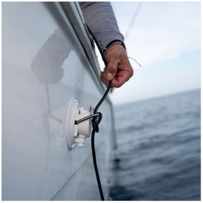 Image showing  4.5 in. Seasucker with Pointed D-Ring, White, VM1015W
