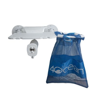 SeaSucker Overlanding Portable Kitchen Station, Paper Towel Holder/Trash Bag/Cutting Area, SM9100W