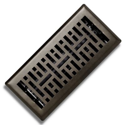 Image showing  Metro Steel Floor Register, 4 in. x 12 in. Metallic Bronze