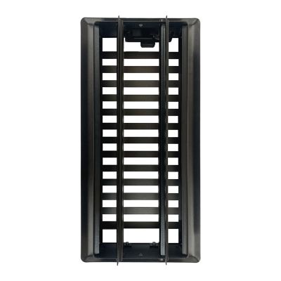 Image showing  Contemporary Floor Register, 4 in. x 10 in. Metallic Bronze