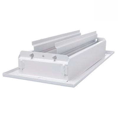 Image showing  2 Way Sidewall and Ceiling Register, 4 in. x 10 in. Glacier White