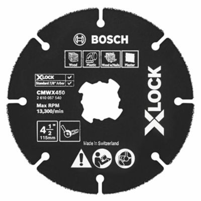 Bosch X-Lock Carbide Multi Wheel, 4.5 in.