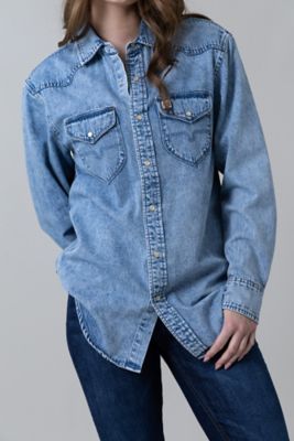 Image showing 2 th Kimes Ranch Women's Sandoval Denim Button Up Shirt