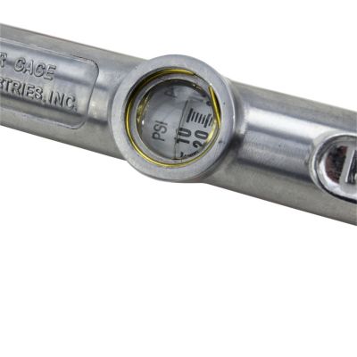 Image showing 7 th Milton Str Ft Dual Head Chuck Tire Inflator Gauge with Air Hose, PSI 10-160, Swivel Lock-On Chuck, 15 in. Hose