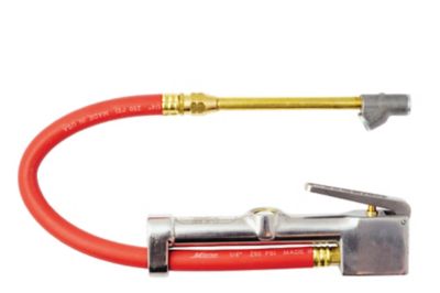 Image showing 8 th Milton Str Ft Dual Head Chuck Tire Inflator Gauge with Air Hose, PSI 10-160, Swivel Lock-On Chuck, 15 in. Hose