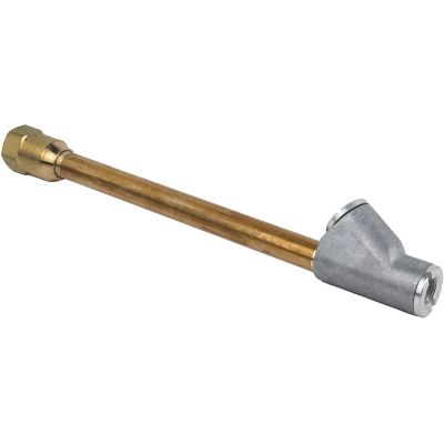 Image showing  Str Ft Dual Head Air Chuck Tire Pressue Gauge, 1/4 in. FNPT, 150 PSI, Truck, Tractor Trailer, Semi Truck, RV & Car