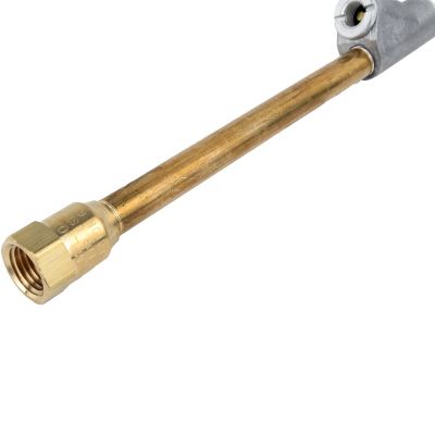 Image showing 5 th Milton Str Ft Dual Head Air Chuck Tire Pressue Gauge, 1/4 in. FNPT, 150 PSI, Truck, Tractor Trailer, Semi Truck, RV & Car