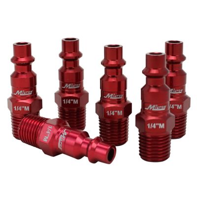 Image showing  ColorFit Air Coupler Plug Kit, M-StyleE Air Tool Fittings 1/4 in. NPT (14 Piece)