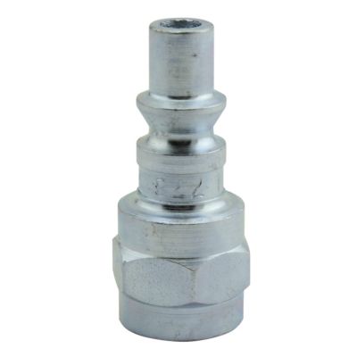 Image showing 5 th Milton Air Plug Steel A-Style Air Tool Fitting 1/4 in. NPT Male, Air Hose Quick Connect Fitting 300 PSI