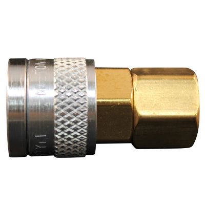 Milton 1/4 in. FNPT M-Style Push Type Coupler