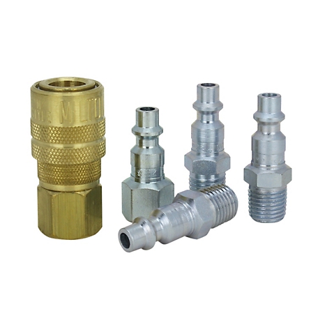 Milton Air Tool Coupler and Plug Kit, M-STYLE, 1/4 in. NPT