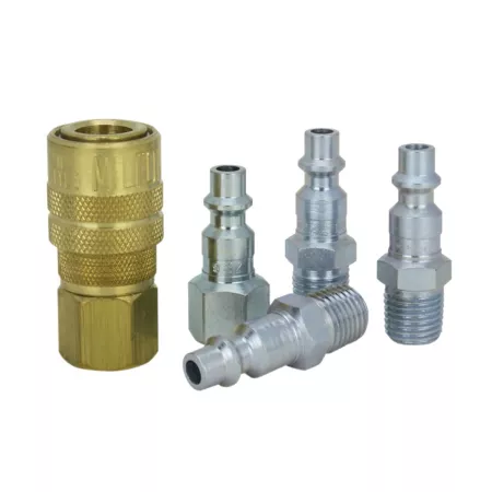 Milton Air Tool Coupler and Plug Kit STYLE M 1/4 in NPT Air Hose Fittings