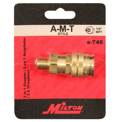 Image showing  1/4 in. MNPT AMT-Style Coupler