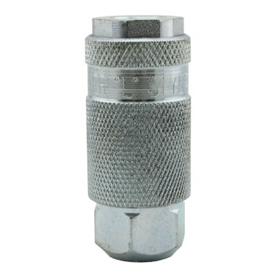 Milton Air Coupler Steel L-Style Pneumatic Tool Fitting 1/4 in. NPT Female