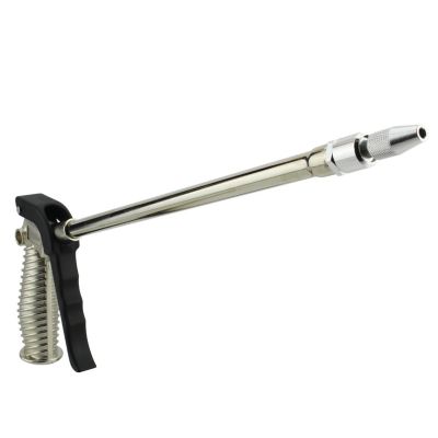 Milton Turbo Pistol Grip Blow Gun - 10 in. Extended Reach and Adjustable Nozzle - 40 CFM - 230 Max PSI