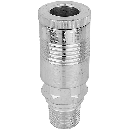 Milton High-Flow, Quick Connect Air Coupler G-Style 1/2 in. MNPT, 1/2 in. flow size, 300 PSI/99 SCFM