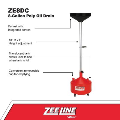 Image showing  8 gal. Poly Oil Drain