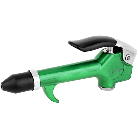 Milton ColorFit 1/4 in. NPT Lever Blow Gun Tool - Rubber Tip Nozzle, Green