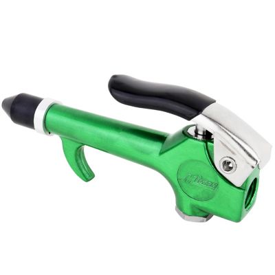 Image showing  ColorFit 1/4 in. NPT Lever Blow Gun Tool - Rubber Tip Nozzle, Green