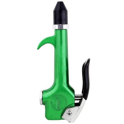 Image showing  ColorFit 1/4 in. NPT Lever Blow Gun Tool - Rubber Tip Nozzle, Green