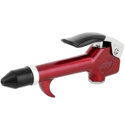 Milton ColorFit 1/4 in. NPT Lever Blow Gun Tool - Rubber Tip Nozzle, Red