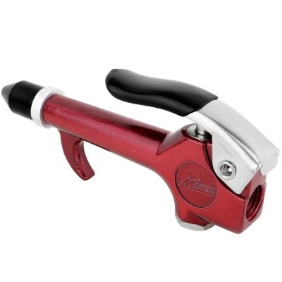 Image showing  ColorFit 1/4 in. NPT Lever Blow Gun Tool - Rubber Tip Nozzle, Red